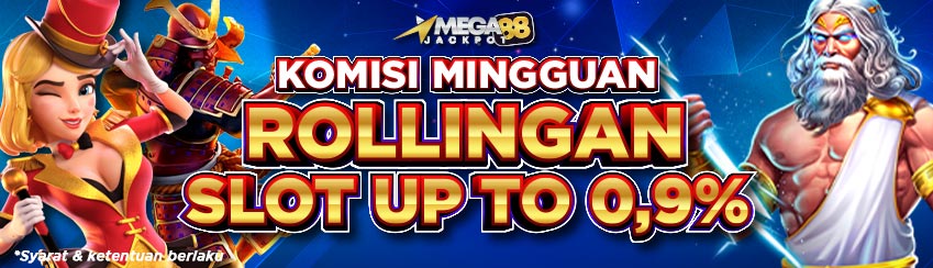 ROLLINGAN SLOT WEEKLY UP TO 0,9%